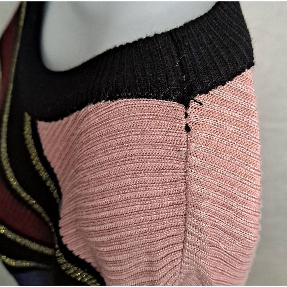 *2 For $10* Planet Gold Sweater Dress Black Gold XXL (Juniors) - Picture 3 of 5